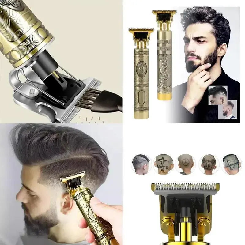 Máquina de corte de cabelo masculina com design inovador